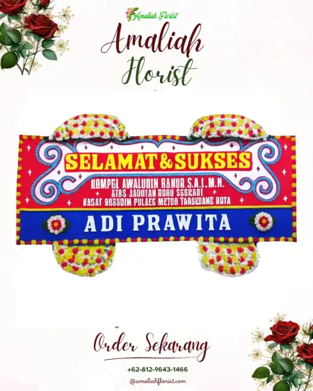 Papan Bunga Ucapan Selamat cilebak
